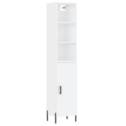 vidaXL Highboard Weiß 34,5x34x180 cm Holzwerkstoff