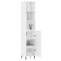 vidaXL Highboard Weiß 34,5x34x180 cm Holzwerkstoff vidaXL Highboard Weiß 34,5x34x180 cm Holzwerkstoff