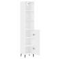 vidaXL Highboard Weiß 34,5x34x180 cm Holzwerkstoff vidaXL Highboard Weiß 34,5x34x180 cm Holzwerkstoff