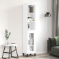 vidaXL Highboard Weiß 34,5x34x180 cm Holzwerkstoff vidaXL Highboard Weiß 34,5x34x180 cm Holzwerkstoff