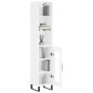 vidaXL Highboard Weiß 34,5x34x180 cm Holzwerkstoff vidaXL Highboard Weiß 34,5x34x180 cm Holzwerkstoff