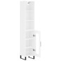 vidaXL Highboard Weiß 34,5x34x180 cm Holzwerkstoff vidaXL Highboard Weiß 34,5x34x180 cm Holzwerkstoff