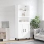 vidaXL Highboard Weiß 69,5x34x180 cm Holzwerkstoff vidaXL Highboard Weiß 69,5x34x180 cm Holzwerkstoff