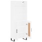 vidaXL Highboard Weiß 69,5x34x180 cm Holzwerkstoff vidaXL Highboard Weiß 69,5x34x180 cm Holzwerkstoff