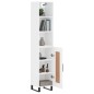vidaXL Highboard Weiß 34,5x34x180 cm Holzwerkstoff vidaXL Highboard Weiß 34,5x34x180 cm Holzwerkstoff