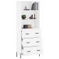vidaXL Highboard Weiß 69,5x34x180 cm Holzwerkstoff vidaXL Highboard Weiß 69,5x34x180 cm Holzwerkstoff