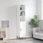vidaXL Highboard Weiß 34,5x34x180 cm Holzwerkstoff vidaXL Highboard Weiß 34,5x34x180 cm Holzwerkstoff