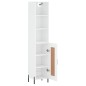 vidaXL Highboard Weiß 34,5x34x180 cm Holzwerkstoff vidaXL Highboard Weiß 34,5x34x180 cm Holzwerkstoff