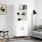 vidaXL Highboard Weiß 69,5x34x180 cm Holzwerkstoff vidaXL Highboard Weiß 69,5x34x180 cm Holzwerkstoff