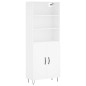vidaXL Highboard Weiß 69,5x34x180 cm Holzwerkstoff vidaXL Highboard Weiß 69,5x34x180 cm Holzwerkstoff