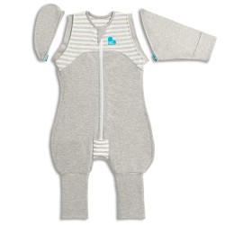 Love to Dream Baby-Pucksack Swaddle Up Transition Suit Stufe 2 L Grau