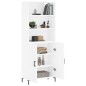 vidaXL Highboard Weiß 69,5x34x180 cm Holzwerkstoff vidaXL Highboard Weiß 69,5x34x180 cm Holzwerkstoff