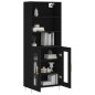 vidaXL Highboard Schwarz 69,5x34x180 cm Holzwerkstoff vidaXL Highboard Schwarz 69,5x34x180 cm Holzwerkstoff