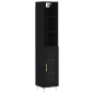 vidaXL Highboard Schwarz 34,5x34x180 cm Holzwerkstoff vidaXL Highboard Schwarz 34,5x34x180 cm Holzwerkstoff