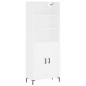 vidaXL Highboard Weiß 69,5x34x180 cm Holzwerkstoff vidaXL Highboard Weiß 69,5x34x180 cm Holzwerkstoff