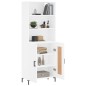 vidaXL Highboard Weiß 69,5x34x180 cm Holzwerkstoff vidaXL Highboard Weiß 69,5x34x180 cm Holzwerkstoff
