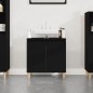 vidaXL Waschbeckenunterschrank Schwarz 58x33x60 cm Holzwerkstoff vidaXL Waschbeckenunterschrank Schwarz 58x33x60 cm Holzwerkstoff