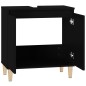 vidaXL Waschbeckenunterschrank Schwarz 58x33x60 cm Holzwerkstoff vidaXL Waschbeckenunterschrank Schwarz 58x33x60 cm Holzwerkstoff