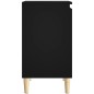 vidaXL Waschbeckenunterschrank Schwarz 58x33x60 cm Holzwerkstoff vidaXL Waschbeckenunterschrank Schwarz 58x33x60 cm Holzwerkstoff