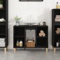 vidaXL Waschbeckenunterschrank Schwarz 80x33x60 cm Holzwerkstoff vidaXL Waschbeckenunterschrank Schwarz 80x33x60 cm Holzwerkstoff