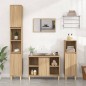 vidaXL Waschbeckenunterschrank Sonoma-Eiche 80x33x60 cm Holzwerkstoff vidaXL Waschbeckenunterschrank Sonoma-Eiche 80x33x60 cm Holzwerkstoff