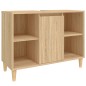 vidaXL Waschbeckenunterschrank Sonoma-Eiche 80x33x60 cm Holzwerkstoff vidaXL Waschbeckenunterschrank Sonoma-Eiche 80x33x60 cm Holzwerkstoff