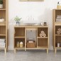 vidaXL Waschbeckenunterschrank Sonoma-Eiche 80x33x60 cm Holzwerkstoff vidaXL Waschbeckenunterschrank Sonoma-Eiche 80x33x60 cm Holzwerkstoff