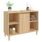 vidaXL Waschbeckenunterschrank Sonoma-Eiche 80x33x60 cm Holzwerkstoff vidaXL Waschbeckenunterschrank Sonoma-Eiche 80x33x60 cm Holzwerkstoff