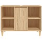 vidaXL Waschbeckenunterschrank Sonoma-Eiche 80x33x60 cm Holzwerkstoff vidaXL Waschbeckenunterschrank Sonoma-Eiche 80x33x60 cm Holzwerkstoff