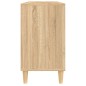 vidaXL Waschbeckenunterschrank Sonoma-Eiche 80x33x60 cm Holzwerkstoff vidaXL Waschbeckenunterschrank Sonoma-Eiche 80x33x60 cm Holzwerkstoff