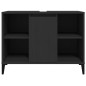 vidaXL Waschbeckenunterschrank Schwarz 80x33x60 cm Holzwerkstoff vidaXL Waschbeckenunterschrank Schwarz 80x33x60 cm Holzwerkstoff