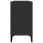 vidaXL Waschbeckenunterschrank Schwarz 80x33x60 cm Holzwerkstoff vidaXL Waschbeckenunterschrank Schwarz 80x33x60 cm Holzwerkstoff