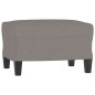 vidaXL 3-tlg. Sofagarnitur mit Kissen Taupe Stoff vidaXL 3-tlg. Sofagarnitur mit Kissen Taupe Stoff