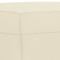 vidaXL 3-tlg. Sofagarnitur mit Kissen Creme Kunstleder vidaXL 3-tlg. Sofagarnitur mit Kissen Creme Kunstleder