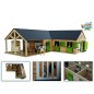 Kids Globe Pferdestall 1:24 Grau Kids Globe Pferdestall 1:24 Grau