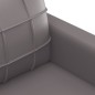 vidaXL 3-tlg. Sofagarnitur mit Kissen Grau Kunstleder vidaXL 3-tlg. Sofagarnitur mit Kissen Grau Kunstleder