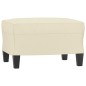 vidaXL 4-tlg. Sofagarnitur mit Kissen Creme Kunstleder vidaXL 4-tlg. Sofagarnitur mit Kissen Creme Kunstleder