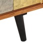 vidaXL TV-Schrank mit Türen 112x30x40 cm Massivholz Akazie und Metall vidaXL TV-Schrank mit Türen 112x30x40 cm Massivholz Akazie und Metall