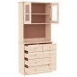 vidaXL Highboard ALTA 77x35x165 cm Massivholz Kiefer vidaXL Highboard ALTA 77x35x165 cm Massivholz Kiefer