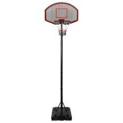 vidaXL Basketballständer Schwarz 282-352 cm Polyethylen