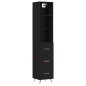 vidaXL Highboard Schwarz 34,5x34x180 cm Holzwerkstoff vidaXL Highboard Schwarz 34,5x34x180 cm Holzwerkstoff
