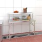 vidaXL Küchen-Arbeitstisch mit Aufsatzboard 120x60x115 cm Edelstahl vidaXL Küchen-Arbeitstisch mit Aufsatzboard 120x60x115 cm Edelstahl