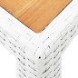 vidaXL 5-tlg. Garten-Essgruppe Poly Rattan Weiß vidaXL 5-tlg. Garten-Essgruppe Poly Rattan Weiß