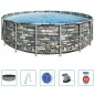 Bestway Power Steel Swimmingpool 549x132 cm Bestway Power Steel Swimmingpool 549x132 cm