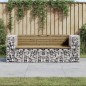 vidaXL Gartenbank aus Gabionen 184x71x65,5 cm Kiefernholz Imprägniert vidaXL Gartenbank aus Gabionen 184x71x65,5 cm Kiefernholz Imprägniert