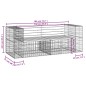 vidaXL Gartenbank aus Gabionen 184x71x65,5 cm Kiefernholz Imprägniert vidaXL Gartenbank aus Gabionen 184x71x65,5 cm Kiefernholz Imprägniert