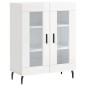 vidaXL Highboard Hochglanz-Weiß 69,5x34x180 cm Holzwerkstoff vidaXL Highboard Hochglanz-Weiß 69,5x34x180 cm Holzwerkstoff