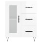 vidaXL Highboard Hochglanz-Weiß 69,5x34x180 cm Holzwerkstoff vidaXL Highboard Hochglanz-Weiß 69,5x34x180 cm Holzwerkstoff
