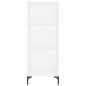 vidaXL Highboard Hochglanz-Weiß 34,5x32,5x180 cm Holzwerkstoff vidaXL Highboard Hochglanz-Weiß 34,5x32,5x180 cm Holzwerkstoff