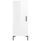 vidaXL Highboard Hochglanz-Weiß 34,5x34x180 cm Holzwerkstoff vidaXL Highboard Hochglanz-Weiß 34,5x34x180 cm Holzwerkstoff